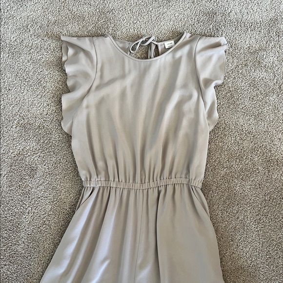 Open Back Slate Romper - Picture 3 of 5